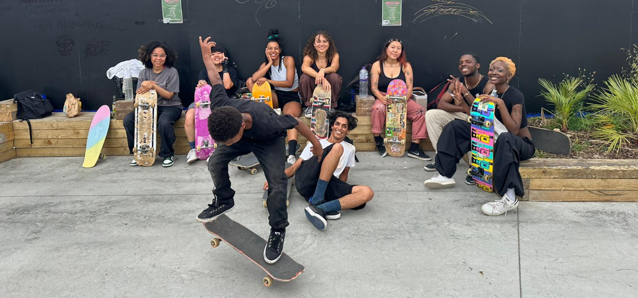 Melanin Skate Gals & Pals skate session