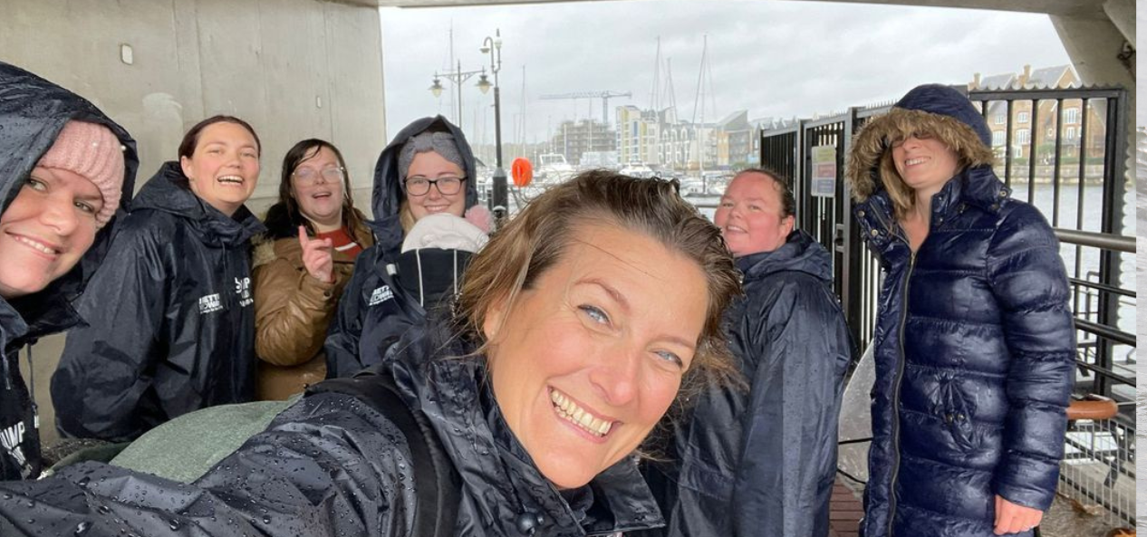 Group of women take selfie