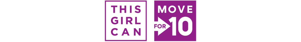 This Girl Can and Move for 10 logo