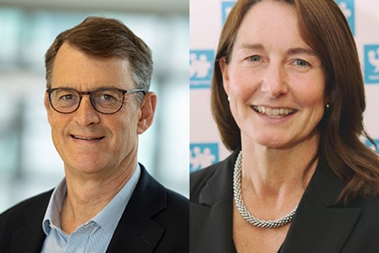 Combined headshots of Simon Hayes and Ali Oliver