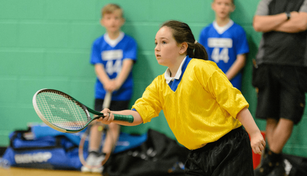 Safeguarding tennis face of concentration
