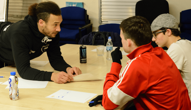 Claims and reconciliation forms sitting at the table