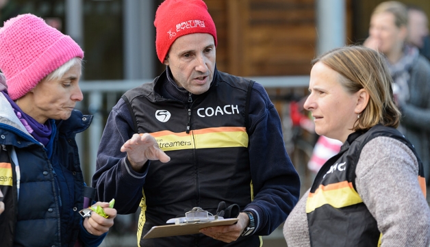 Hillingdon Slipstreamers coaches in a discussion