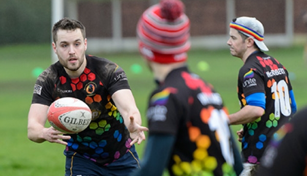 People playing rugby