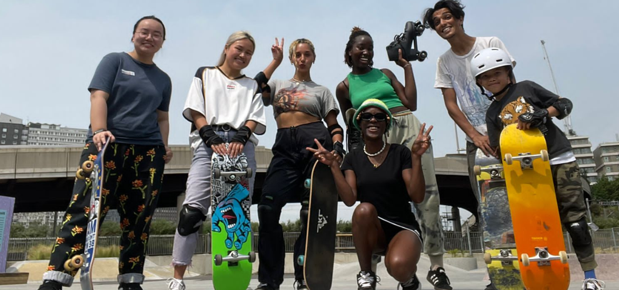 Melanin Skate Gals & Pals skate session