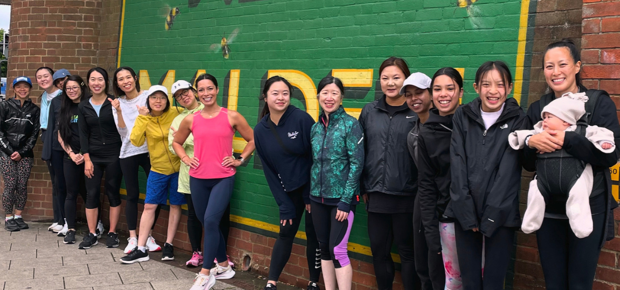 Group picture of Asian Girls Run Run Club 