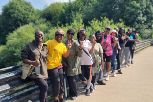 Womens walking group Steps & Checks group picture