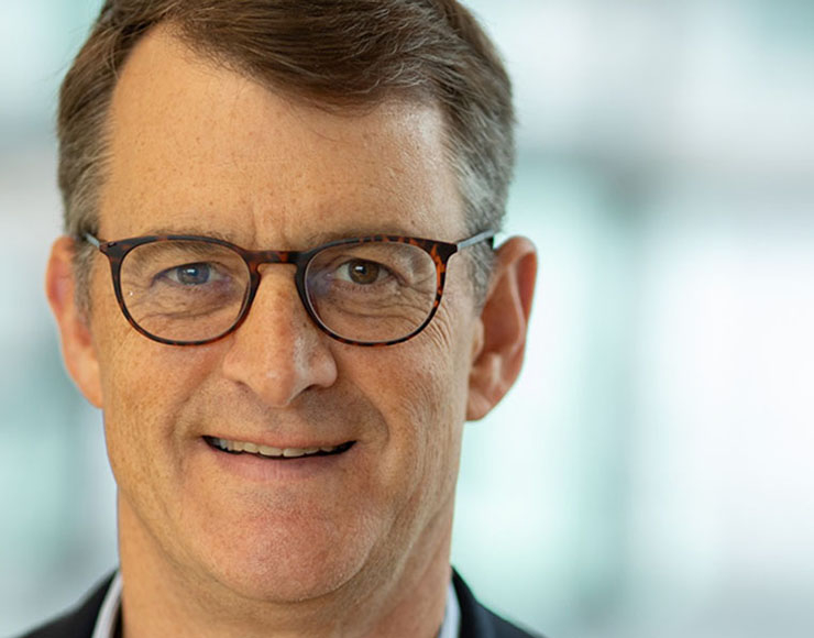 Headshot of Simon Hayes, new CEO of Sport England
