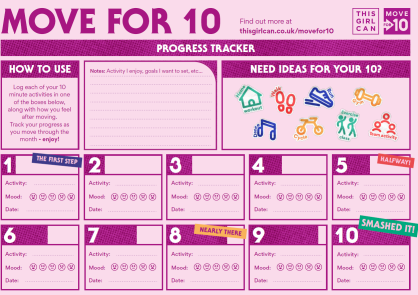 Image of the Move for 10 offline tracker, in colour